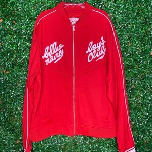 Billionaire Boys club red track jacket (Mens size XXL)